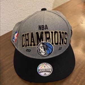 NBA Champions Gray and Black Cap